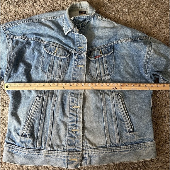 Vintage Lees Trucker‎ Jacket Denim Union Made Size Small - Picture 4 of 7